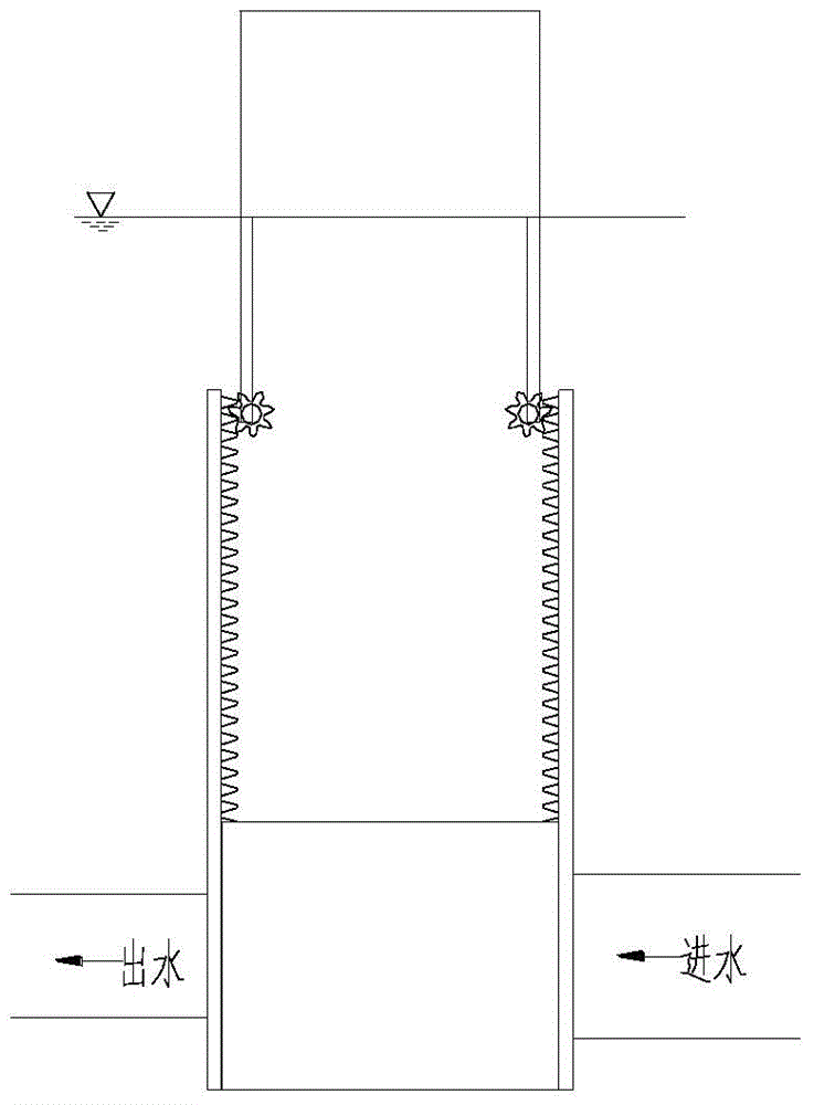 Water body intelligent acceleration and aeration apparatus used for city landscape river