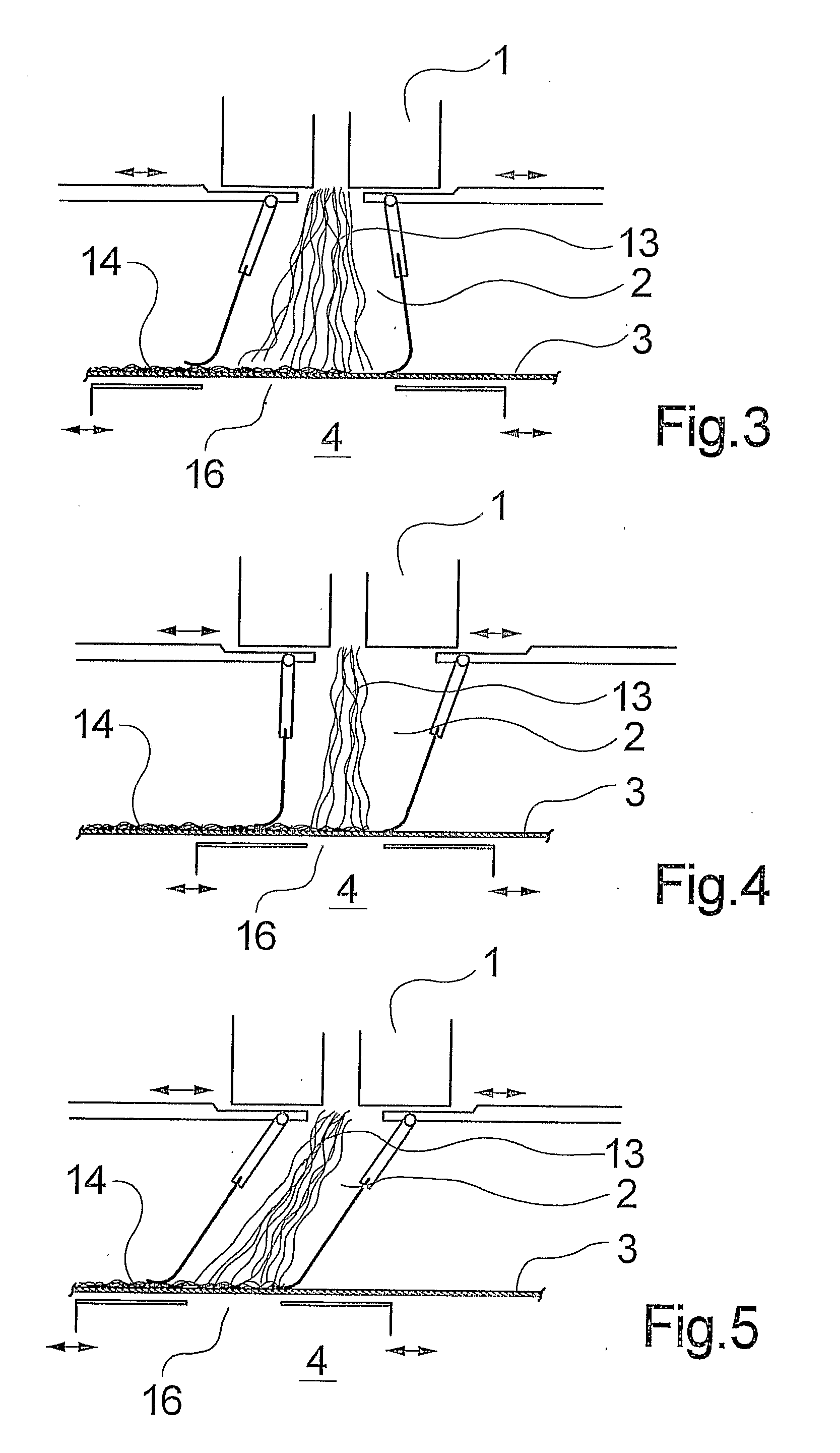 Device for Stacking Synthetic Fibers to Form a Nonwoven