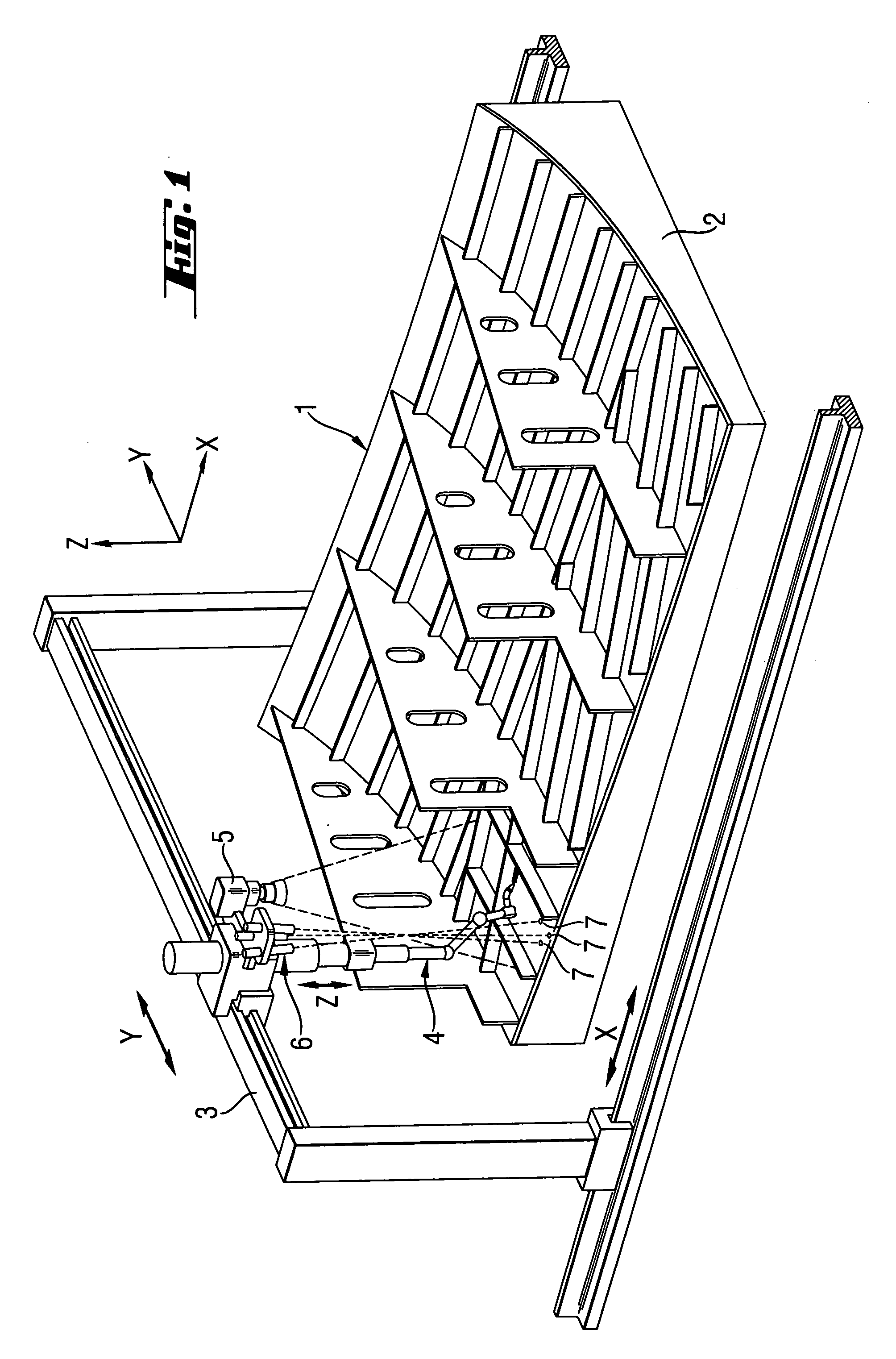Method of controlling the welding of a three-dimensional structure