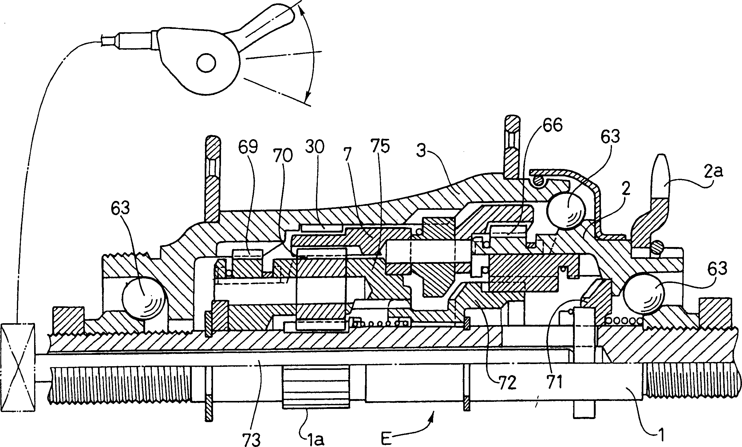 Wheel hub driving device of bicycle