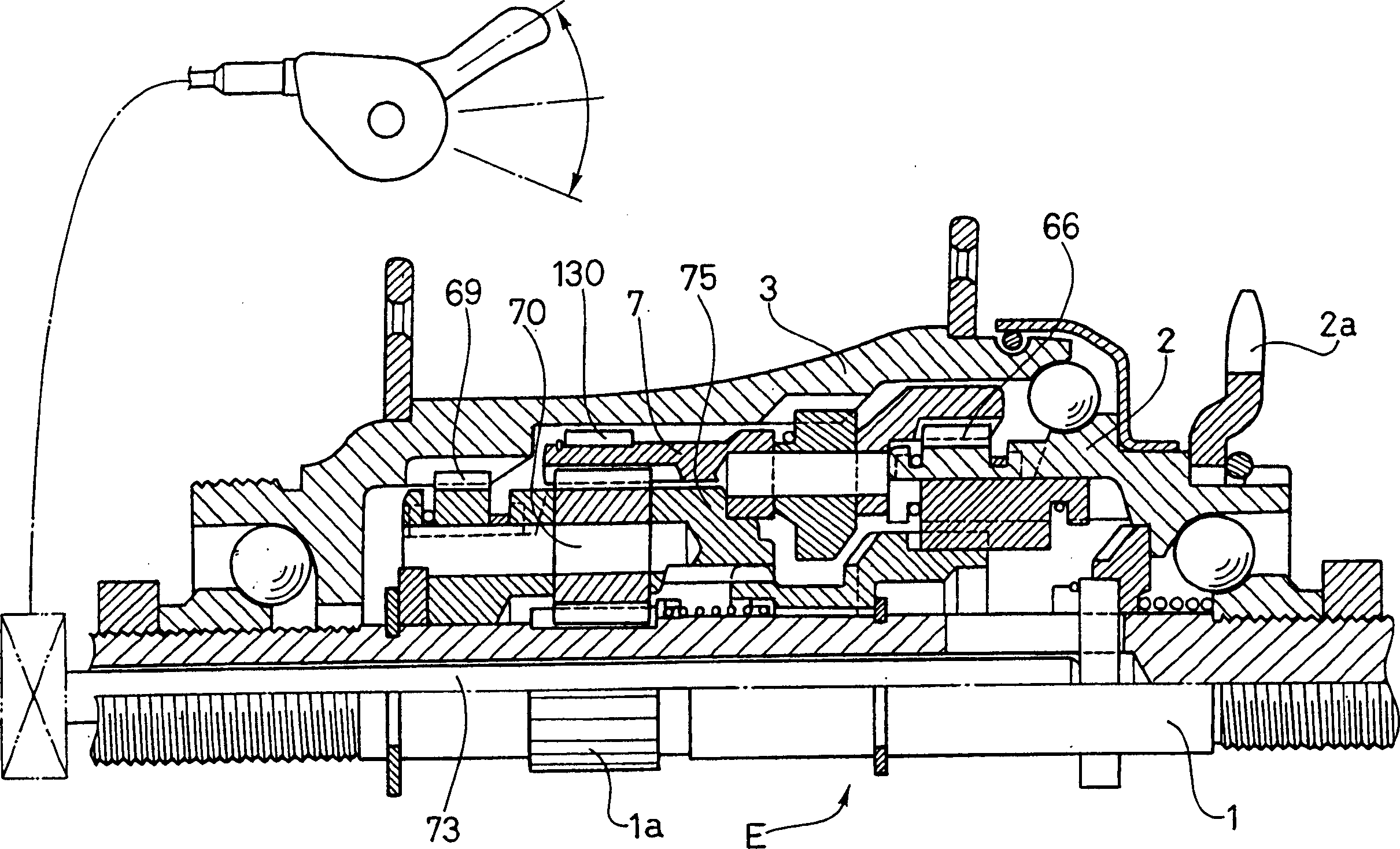 Wheel hub driving device of bicycle