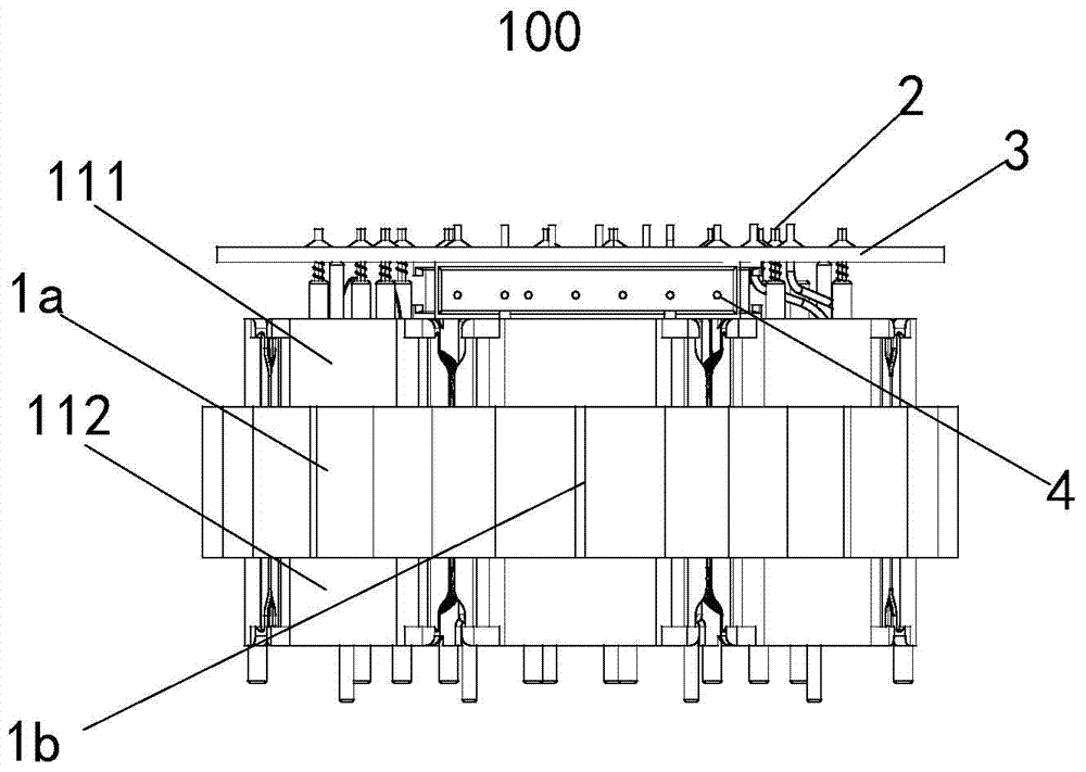 Block stator and motor with the same