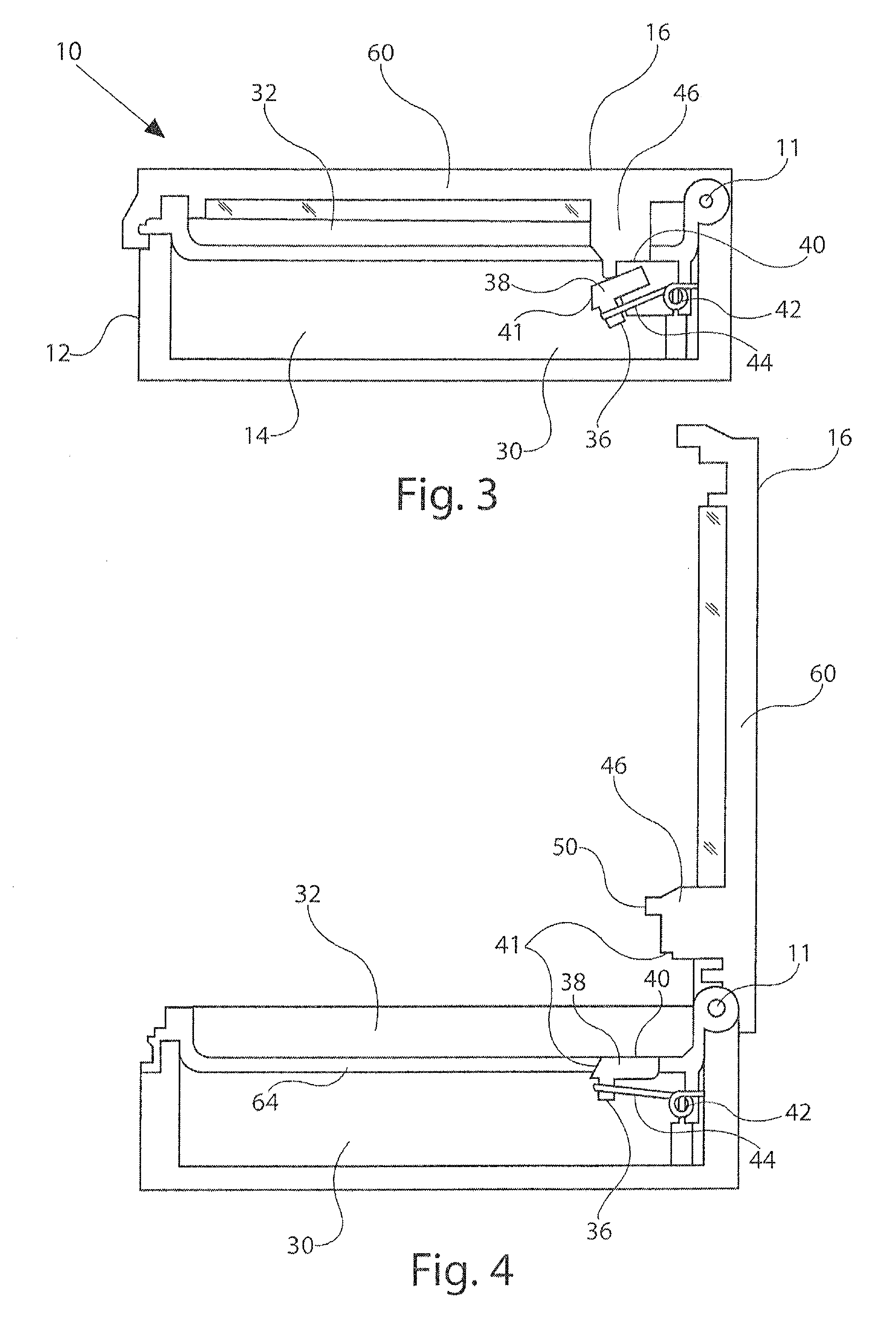 Metered powder-dispensing container