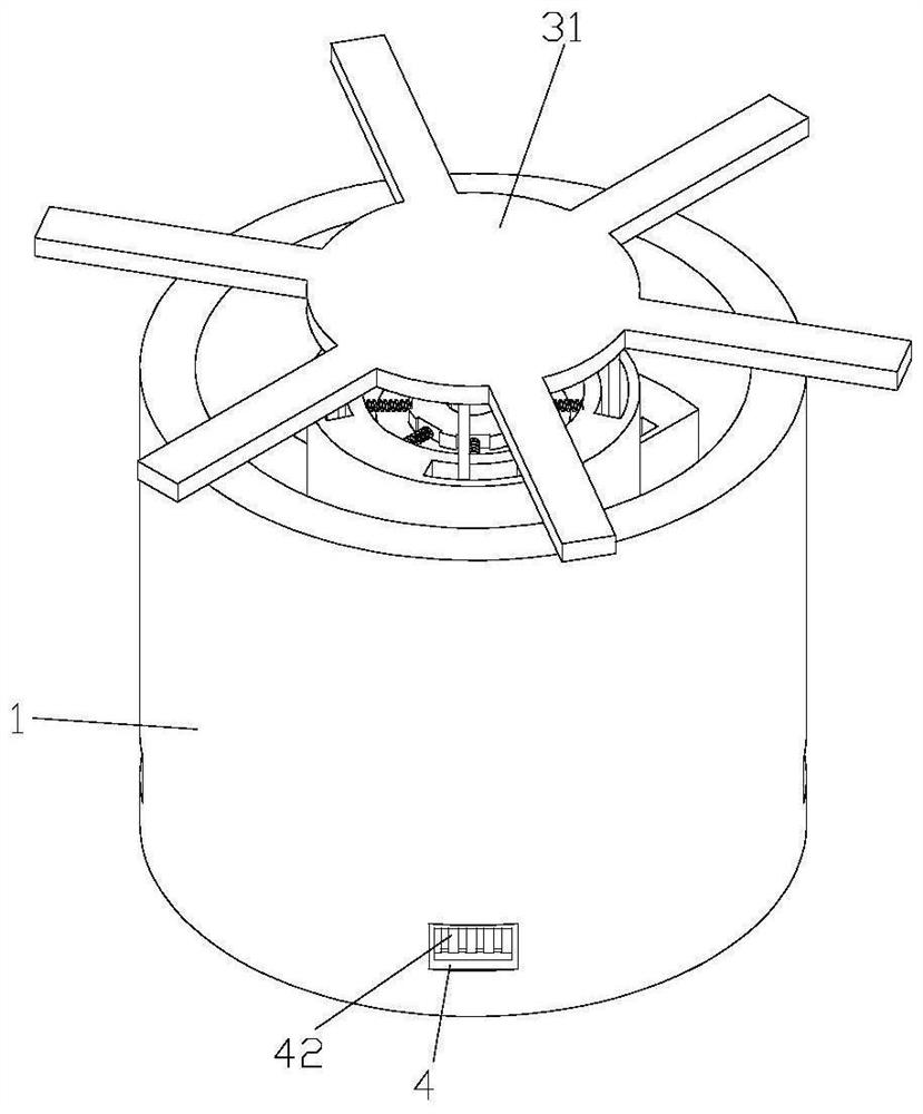 A mixed flow fan