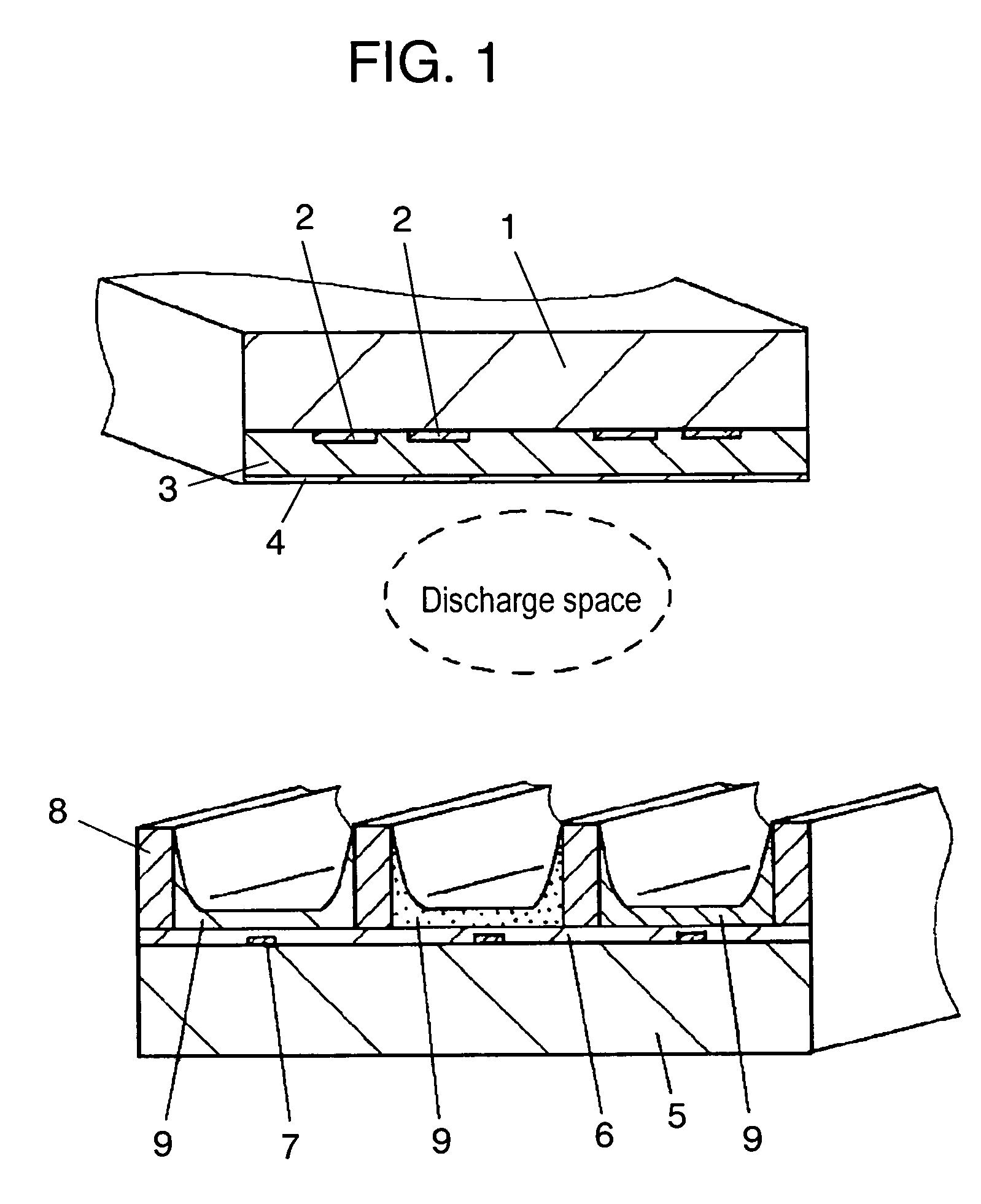 Method of manufacturing a plasma display panel with adsorbing an impurity gas