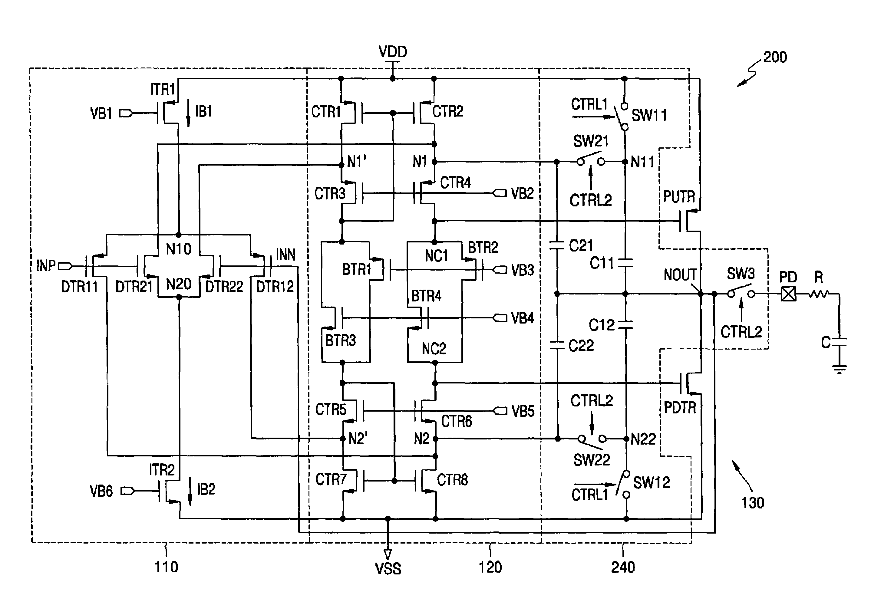 Circuits and methods for improving slew rate of differential amplifiers
