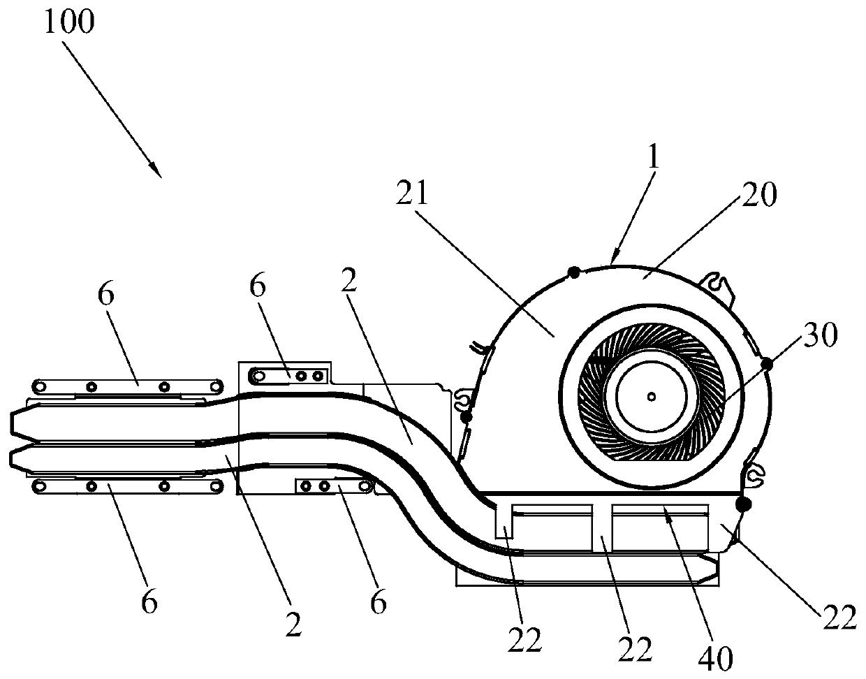 Cooling fan and cooling device for electronic equipment and electronic equipment