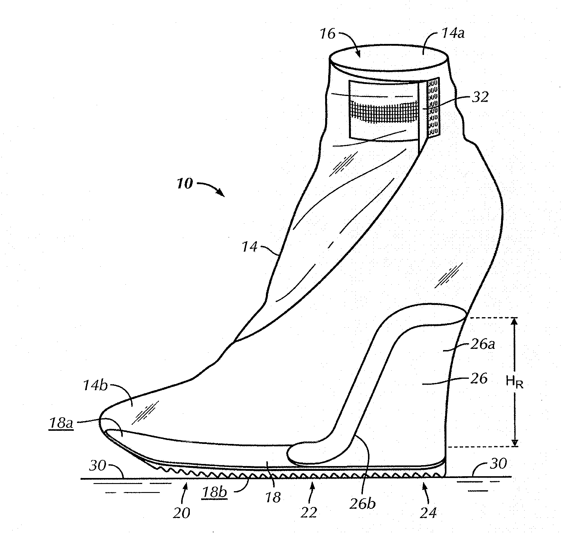 Universal heeled shoe protector