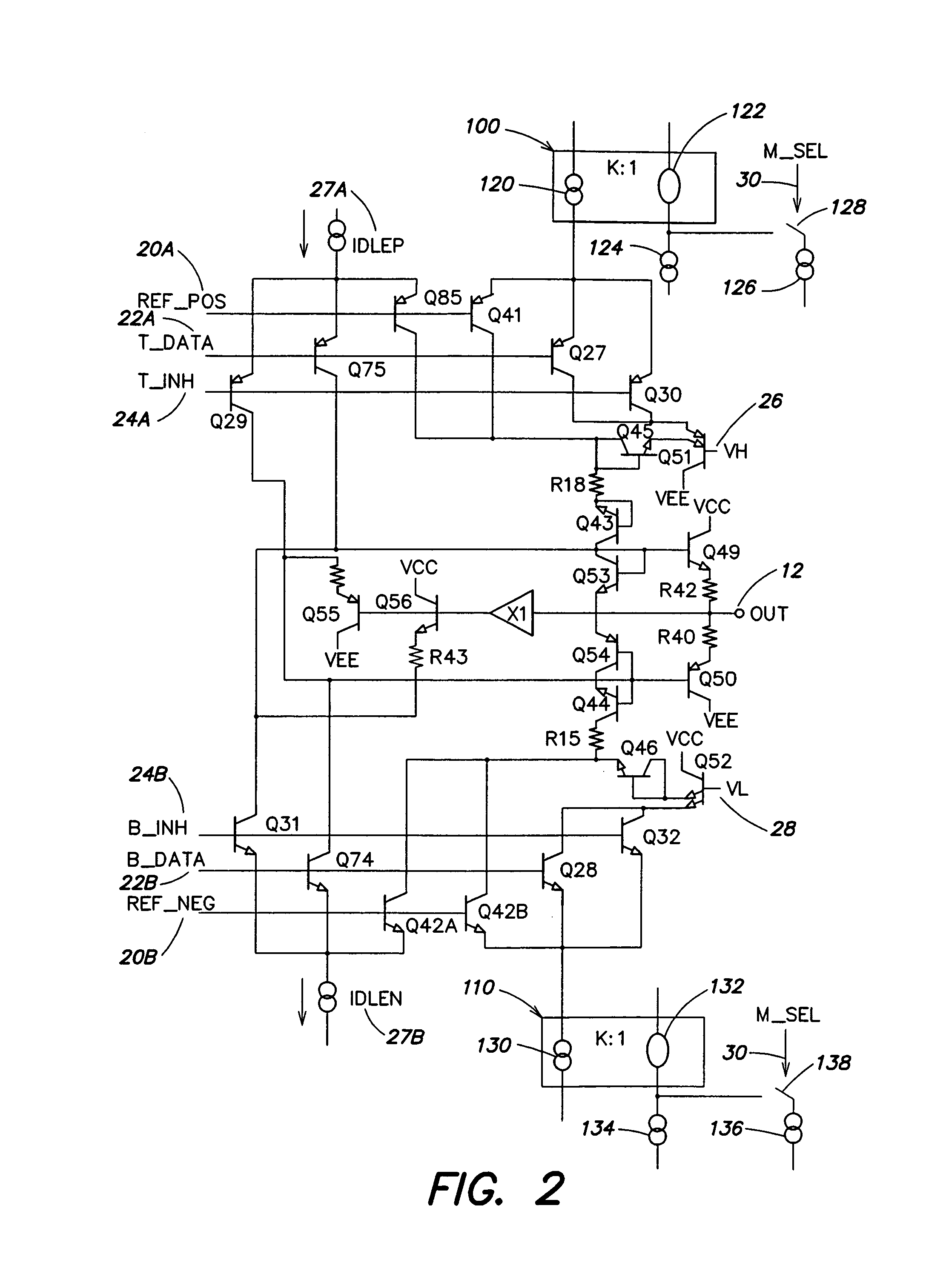 Driver circuit with low power termination mode