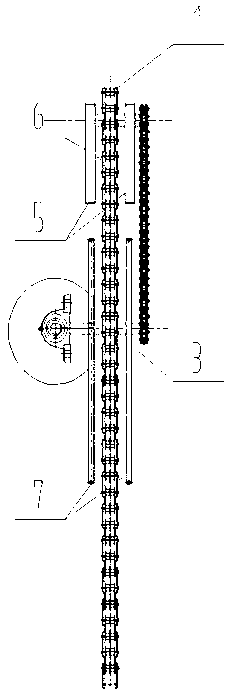 Seedling clamping conveying device for peanut combined harvester