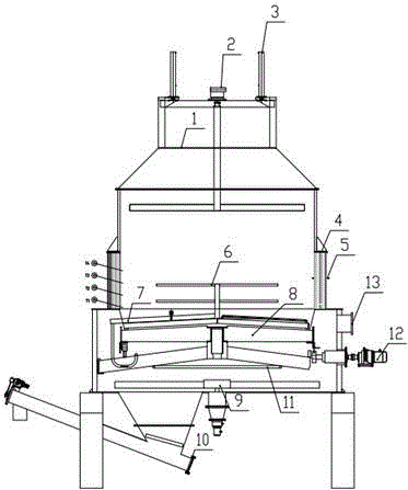 Device used for biomass gasification and active carbon combined production