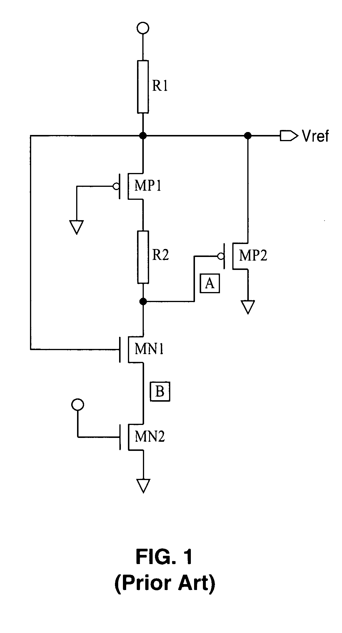 CMOS constant voltage generator