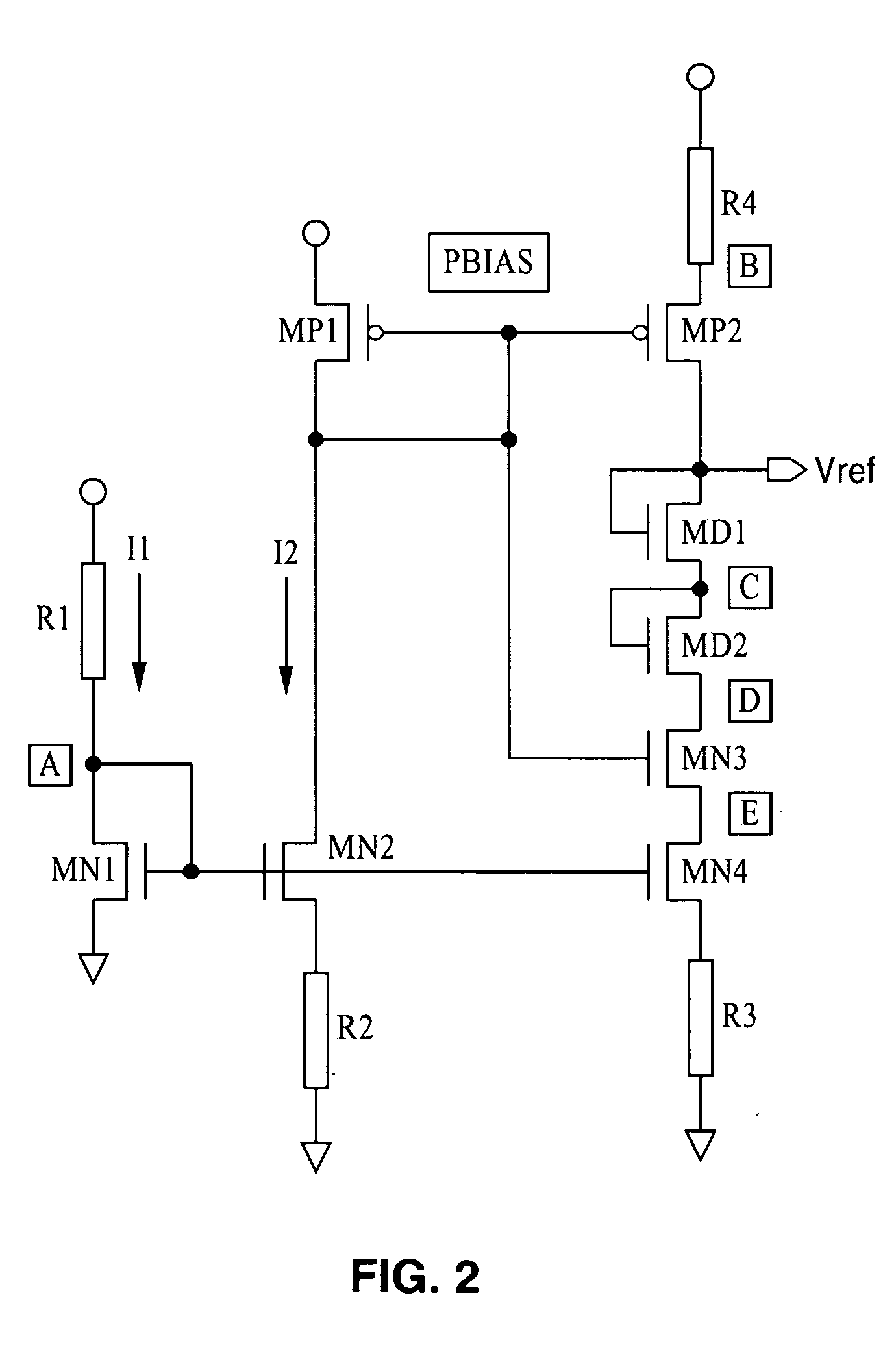 CMOS constant voltage generator