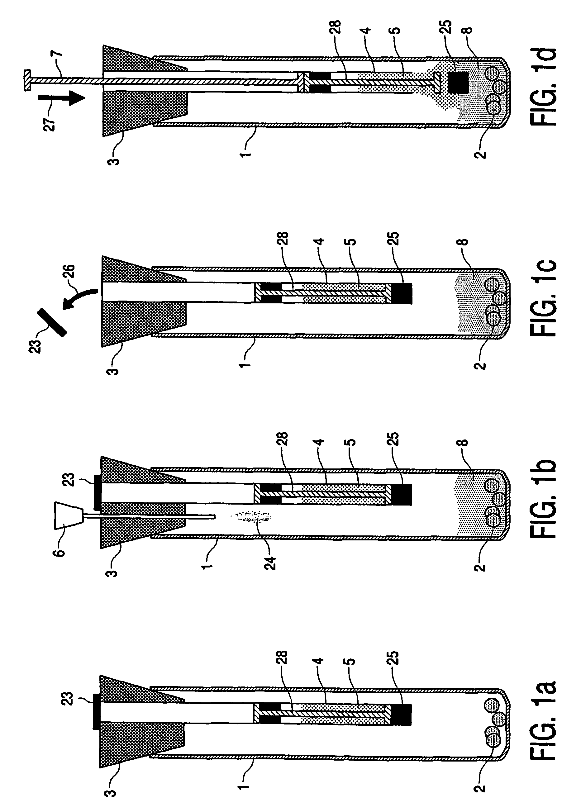 Device, kit and method for pulsing biological samples with an agent and stabilising the sample so pulsed