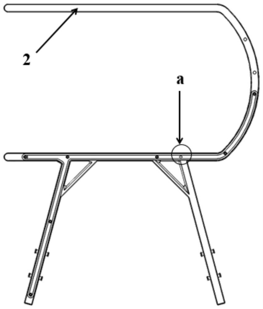 A multifunctional medical auxiliary walking anti-drop device