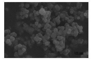 Method for preparing SrZr03:Ce nanometer powder with composite coprecipitator