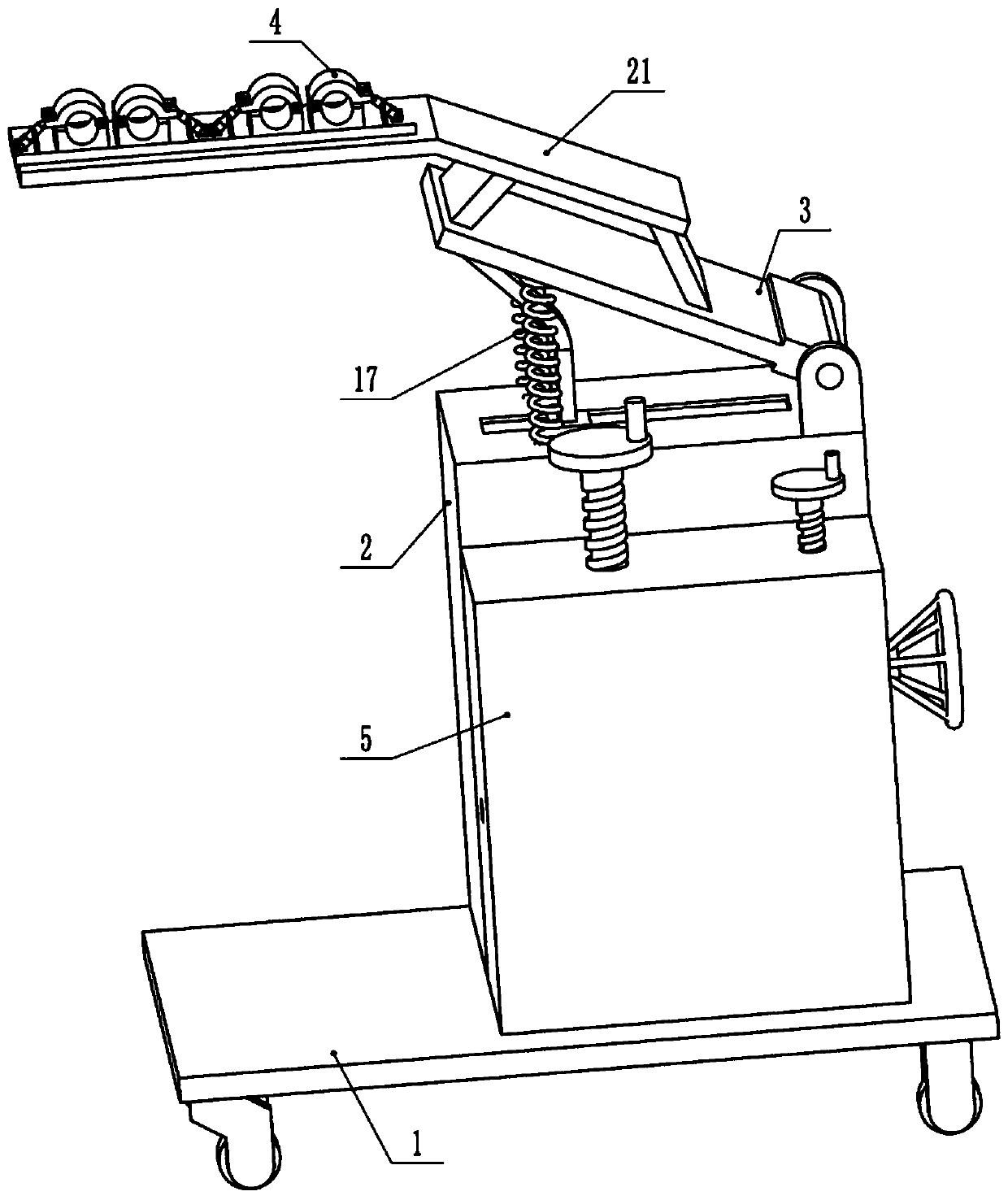 External fixation device for kidney disease dialysis tube