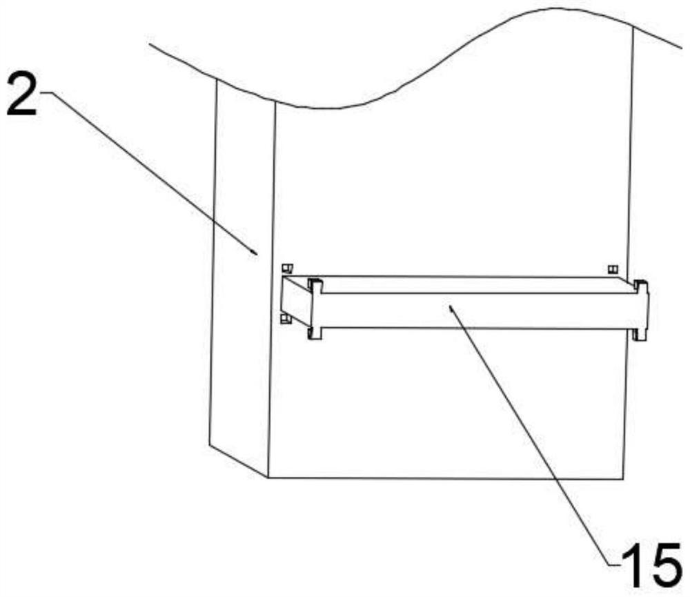 Exhaust device for computer room