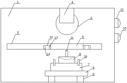 Saw blade repair device for saw blade machine