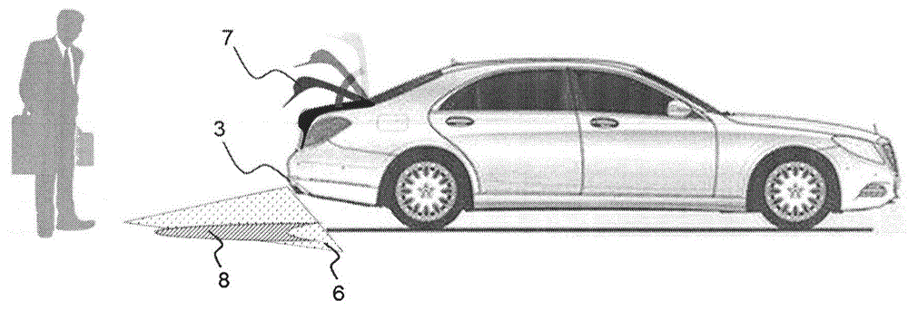 Automatic opening control system for vehicle trunk