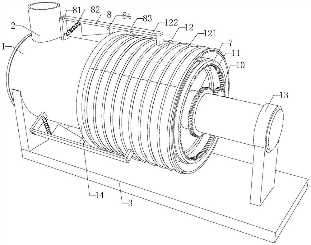 P-tert-butylcatechol granulating device and use method thereof