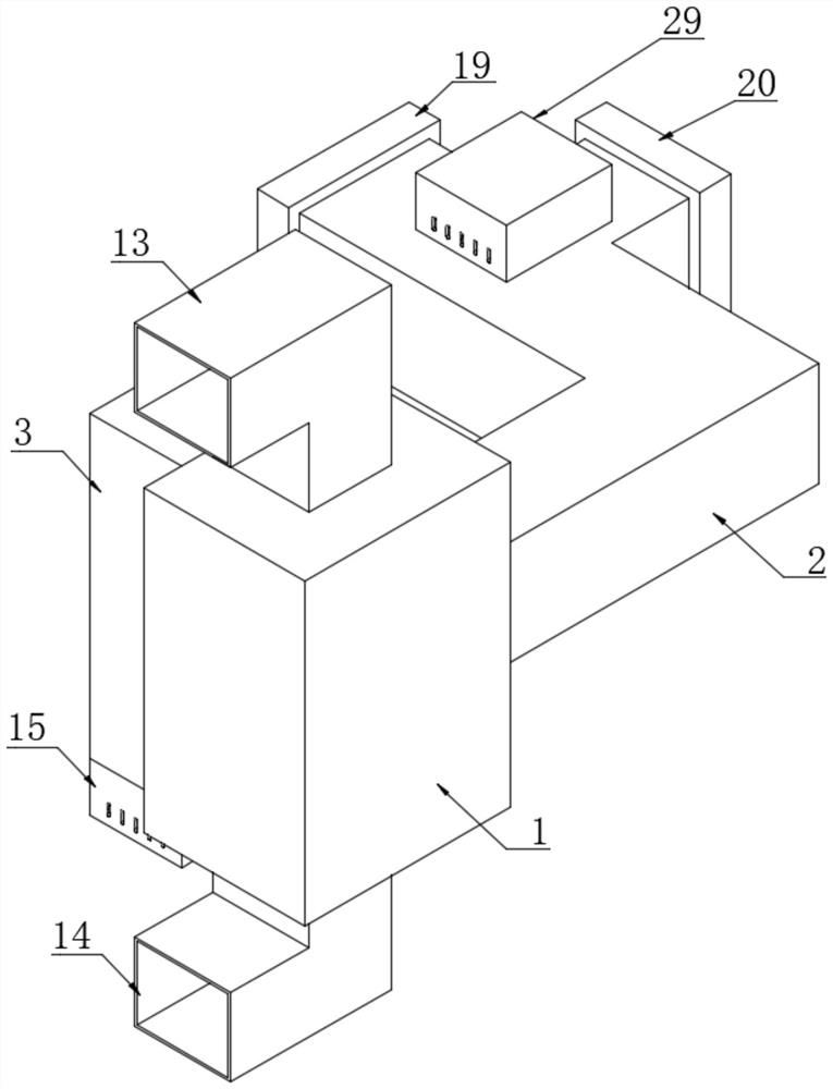 Automobile air conditioner air duct with air duct conversion structure and conversion method thereof