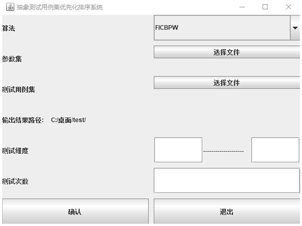 A method and system for prioritizing and sorting combined test case sets based on weight