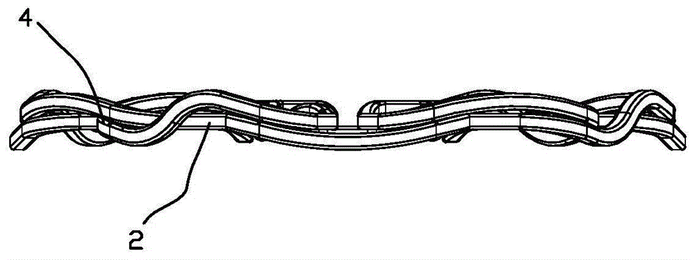 Stator winding structure of brushless coreless disk permanent magnetic motor and motor with the stator winding structure