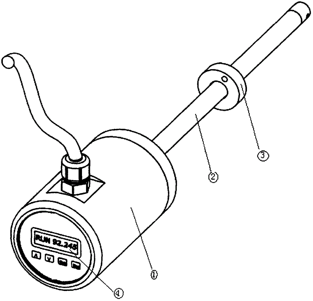 Displacement sensor used for field reading