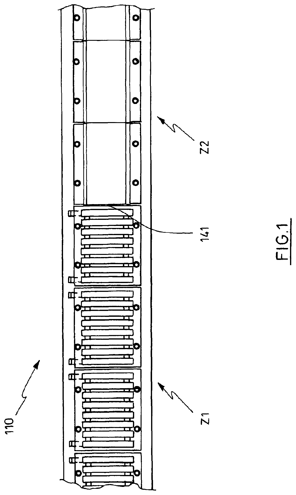 Pressing device for tire-building machines