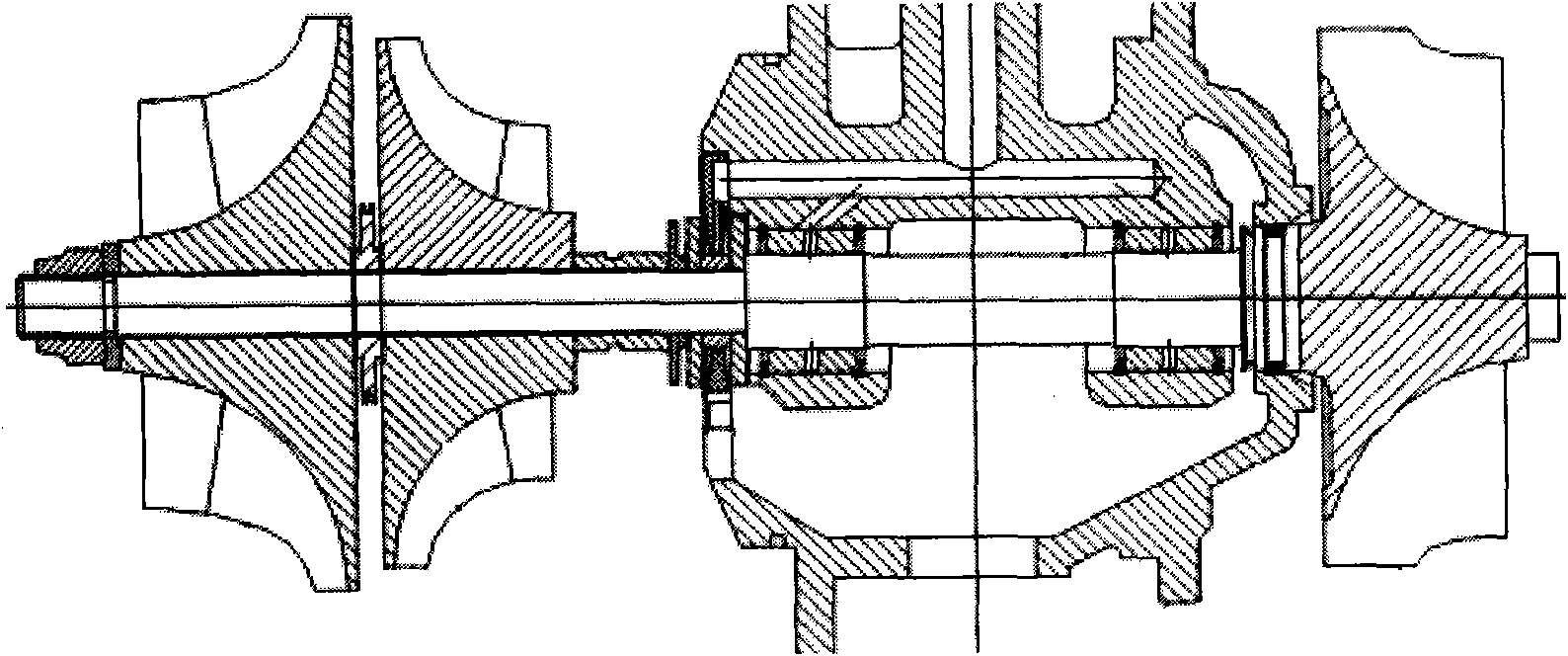 Double-layer volute structure of turbocharger compressor