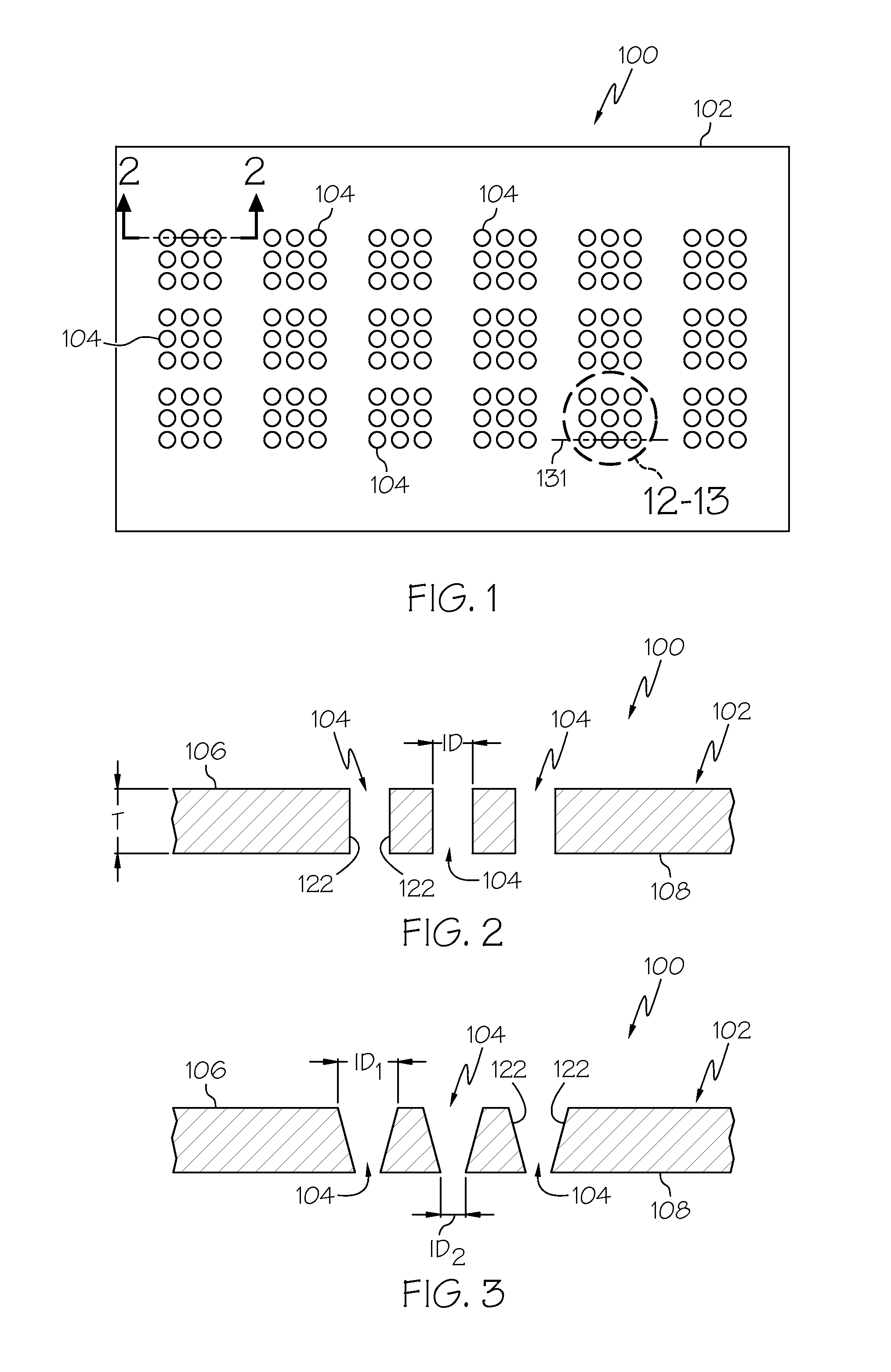 Glass Interposer Panels And Methods For Making The Same