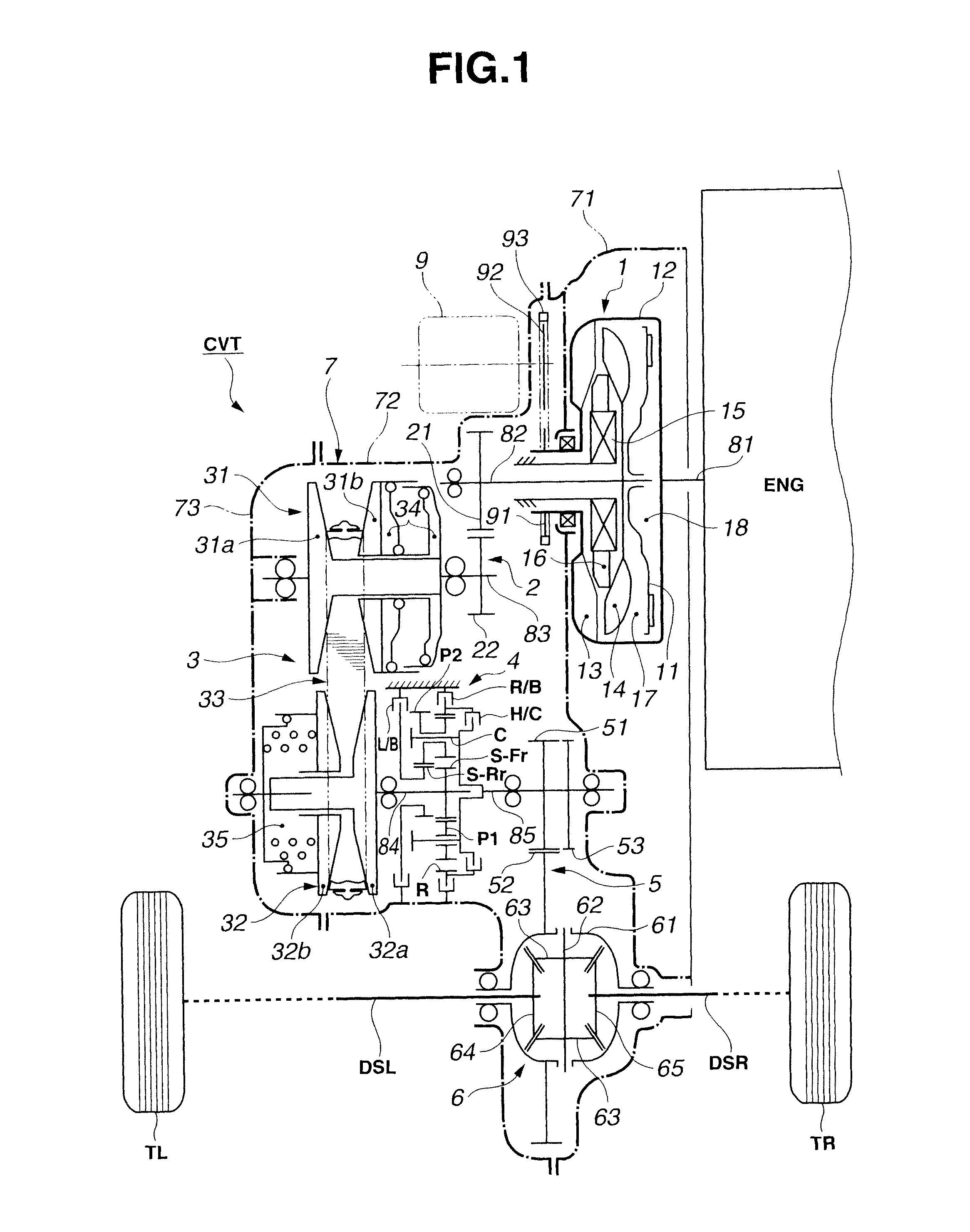 Continuously-variable transmission for vehicle