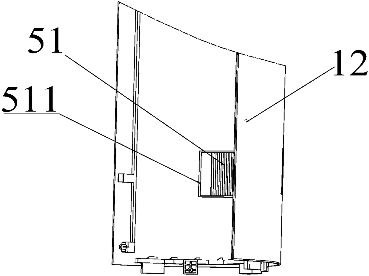 Air outlet structure and air conditioner cabinet with same