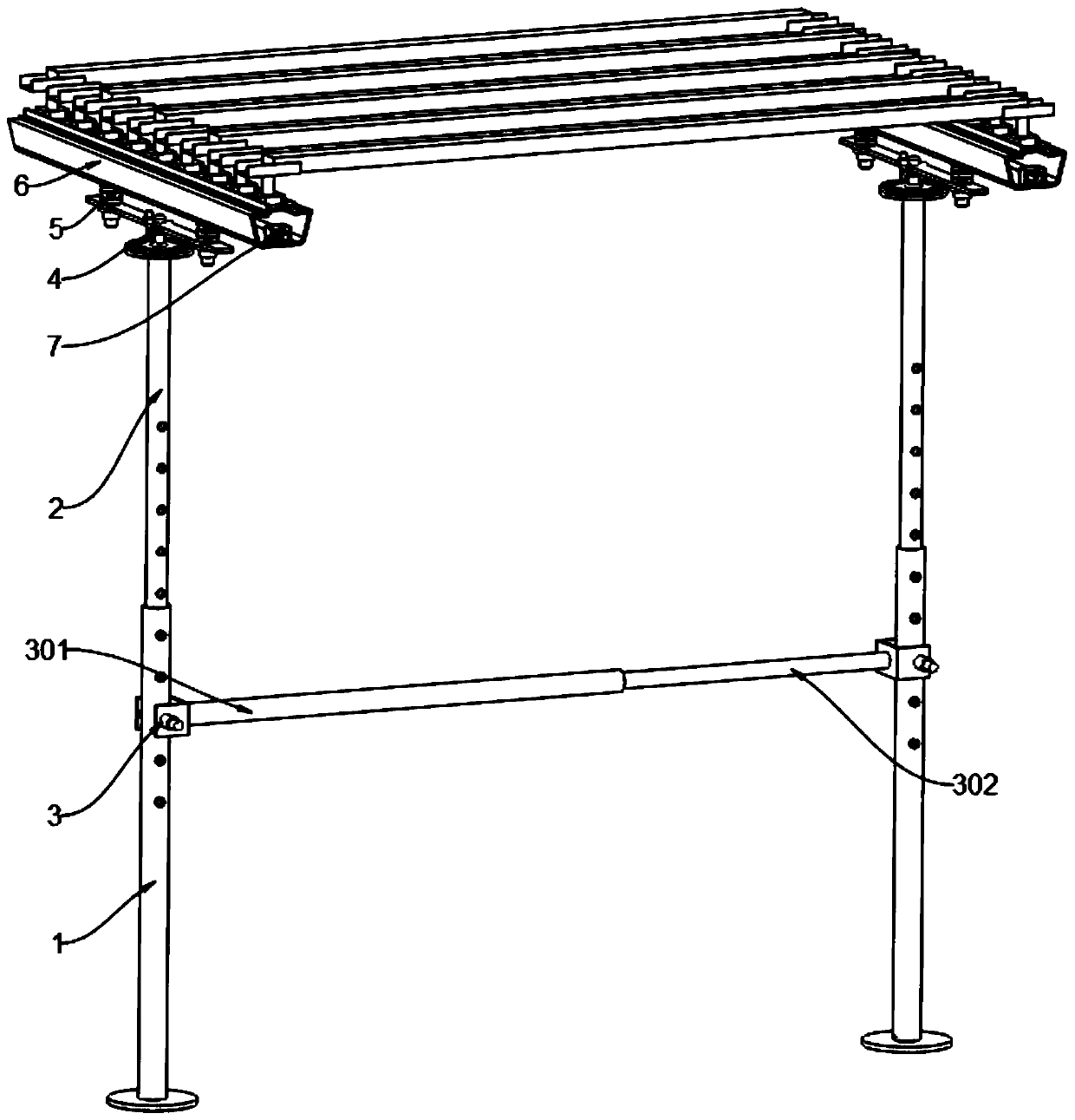 building-formwork-supporting-system-and-installation-method-thereof