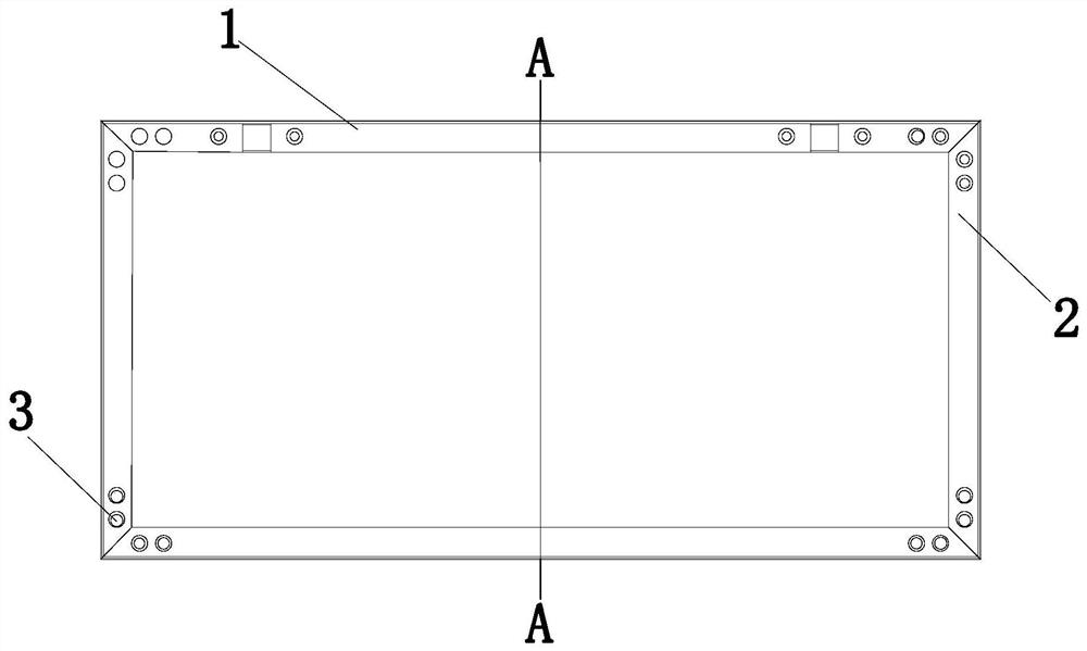 Glass aluminum frame door sealing device and mounting method