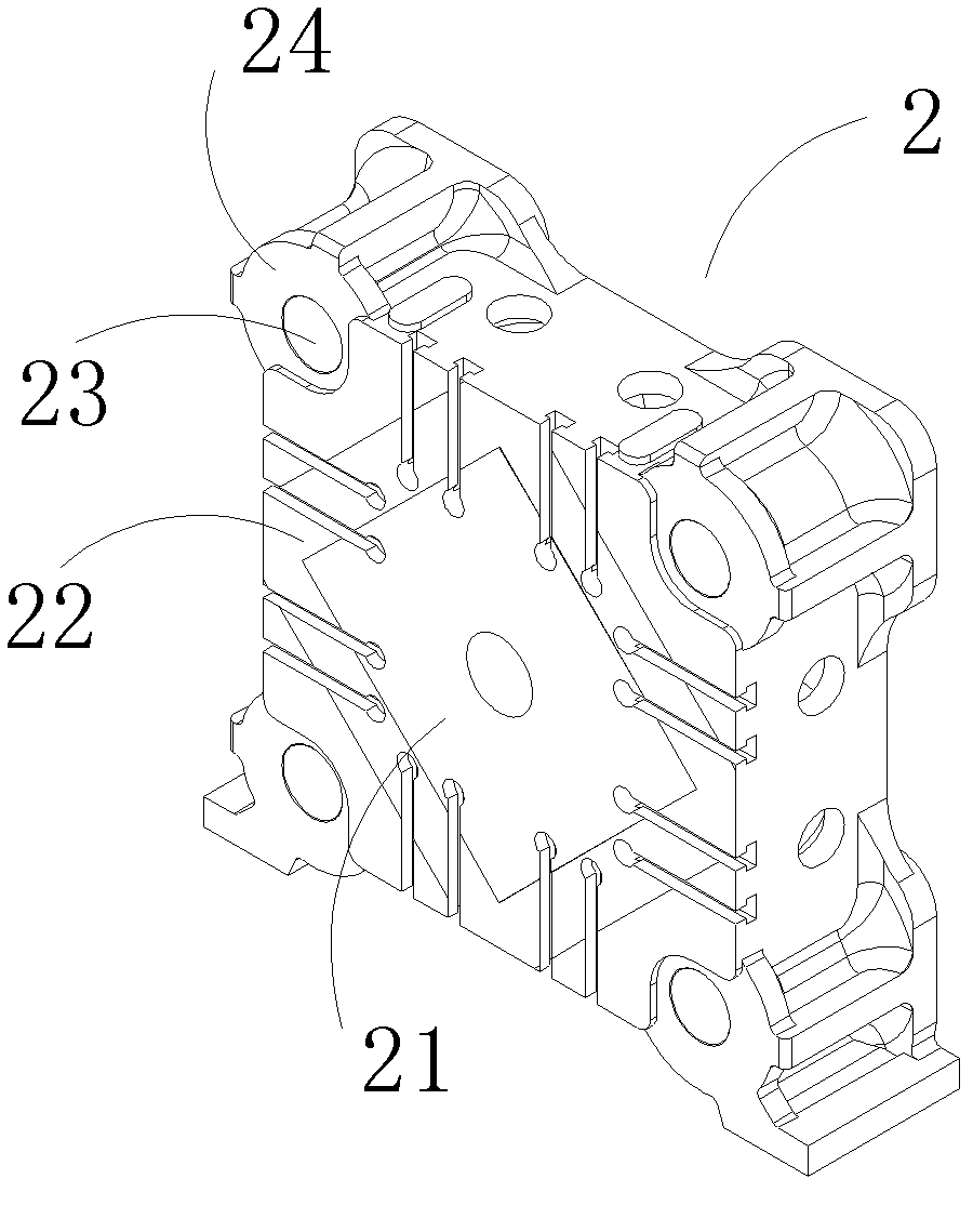 Machine hinge vertical compression clamping mechanism