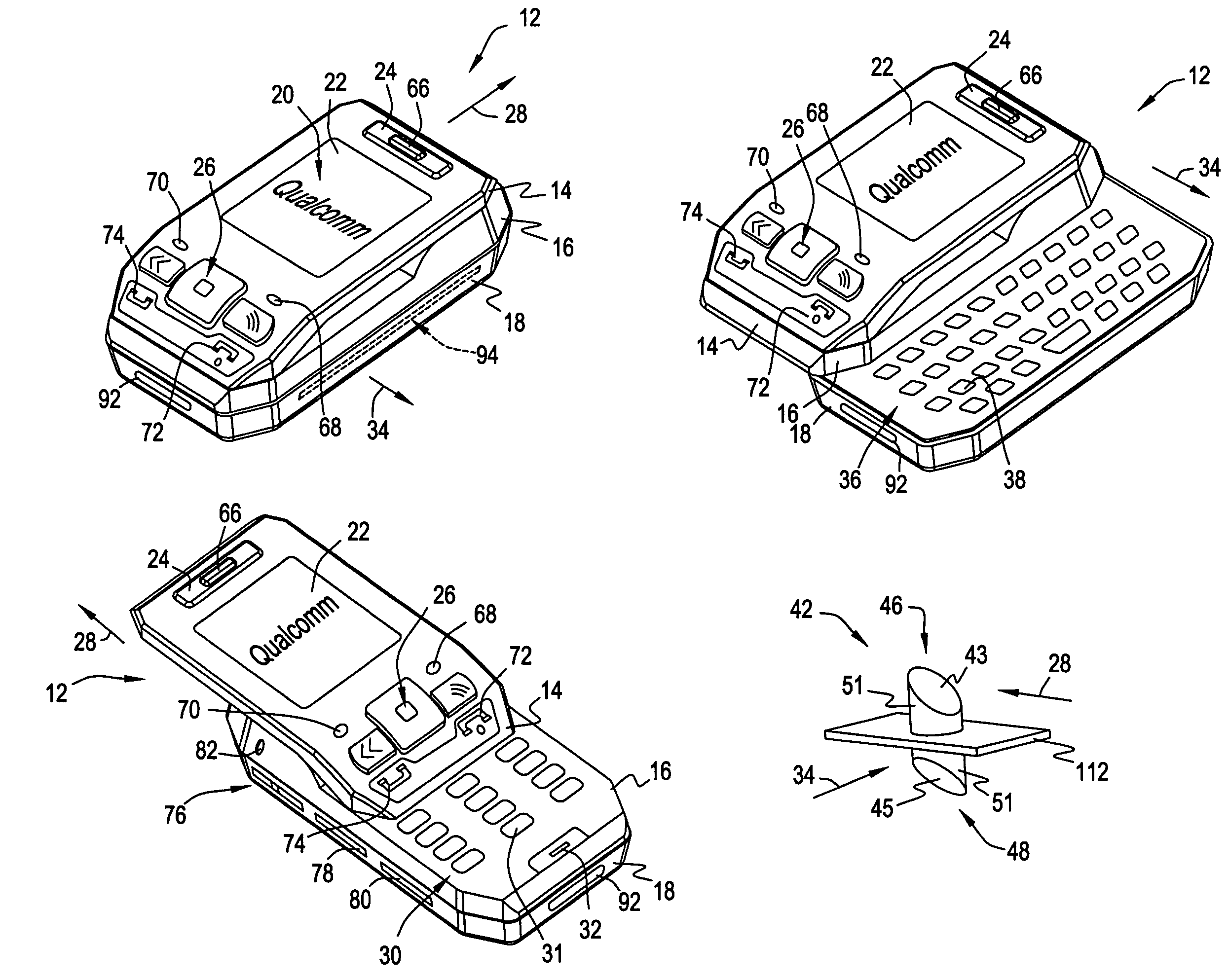 Devices and methods for controlling relative movement between layers of an electronic device