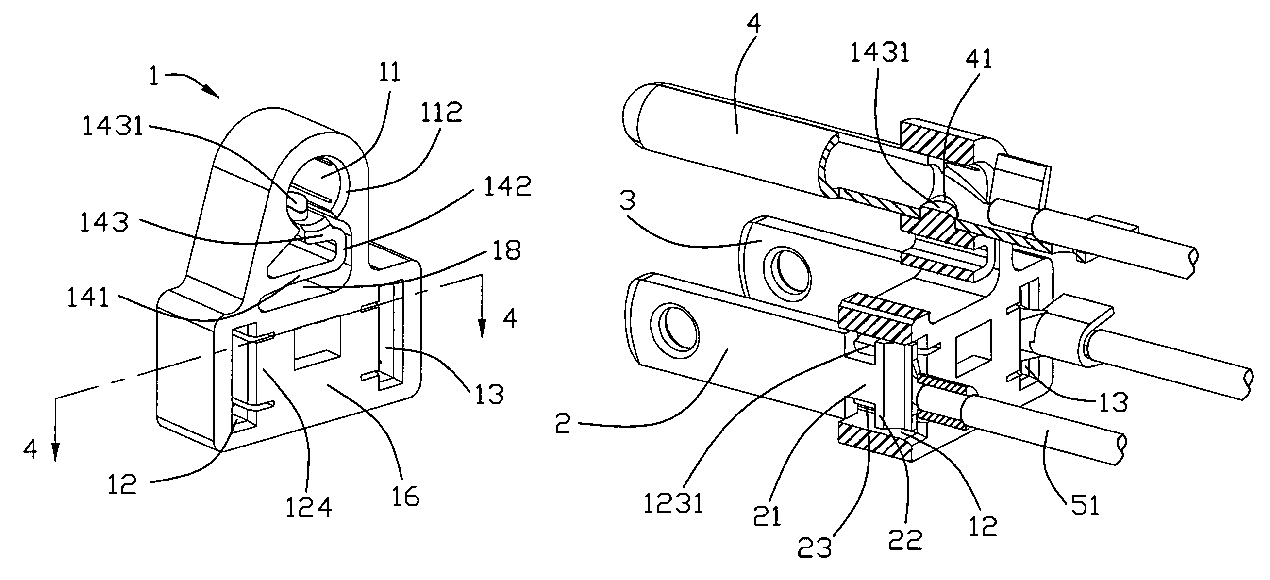 Power plug assembly with improved connector configuration