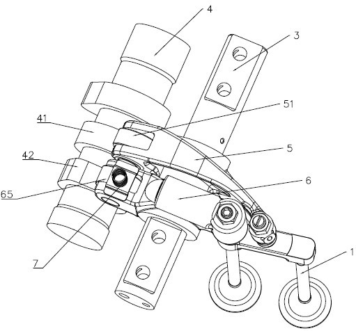 Modular engine hydraulic braking device