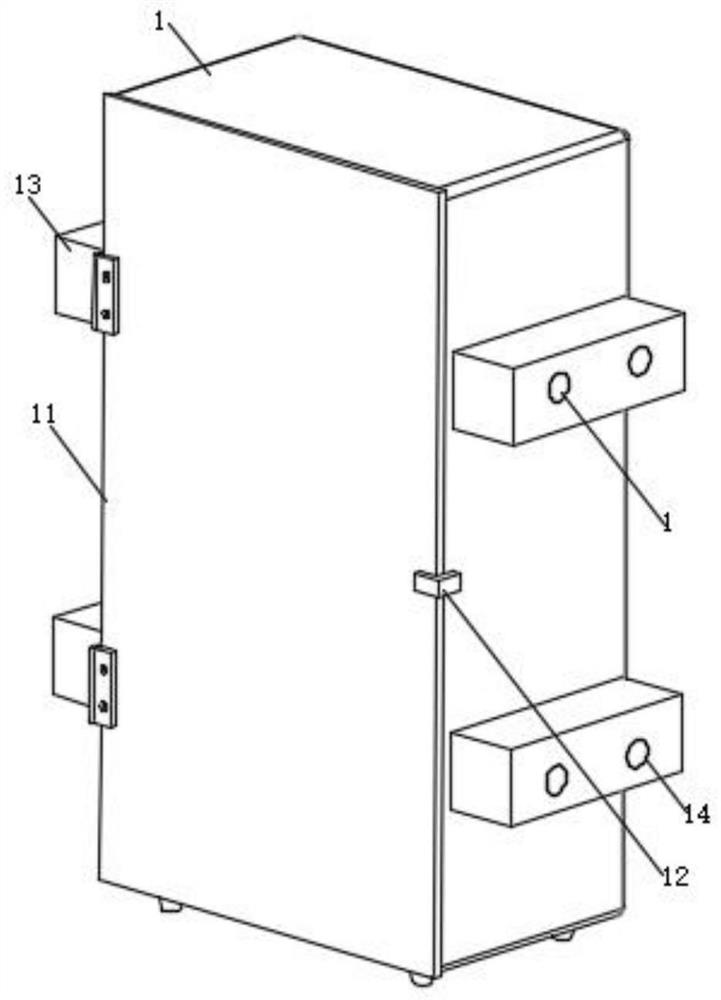 Modularized multifunctional cloud management intelligent battery cabinet