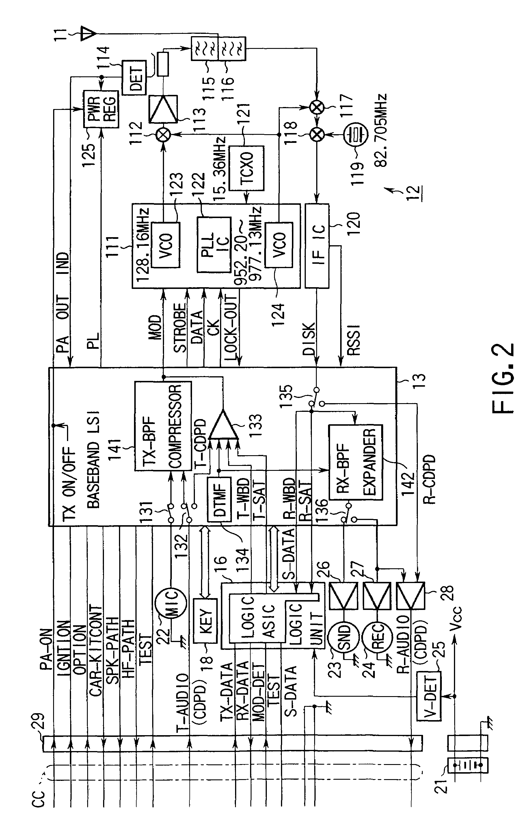 Mobile communication terminal apparatus with data communication function