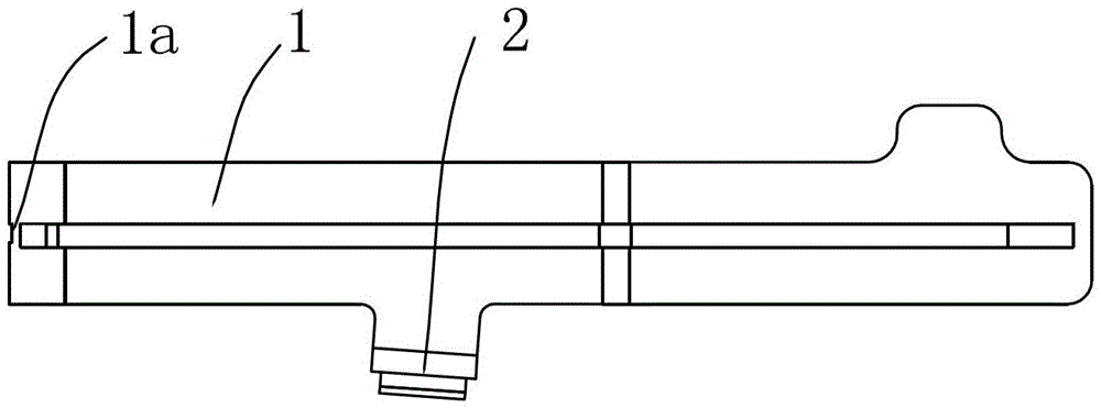 Motorcycle-chain protecting clamp and installing structure thereof