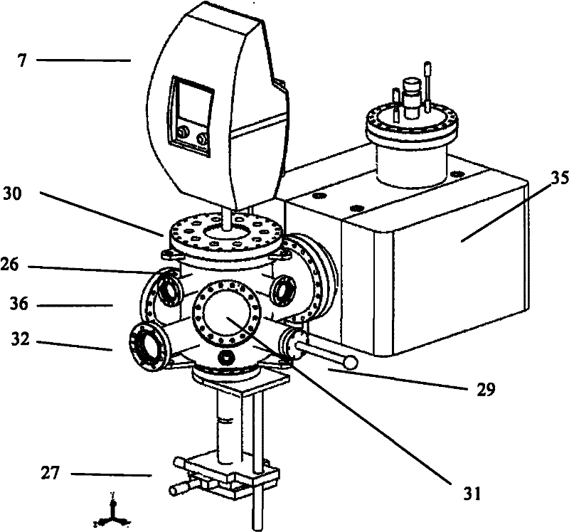 Ultra-high vacuum multifunctional integrated test system