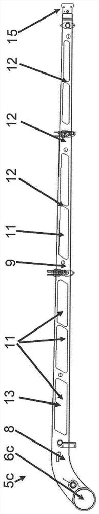 Large manipulator with weight-optimized articulated mast