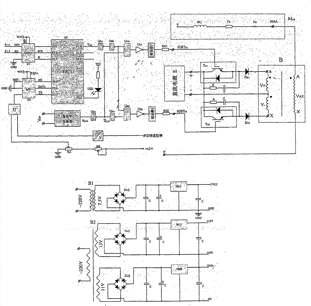 Dual alternating current chopper speed regulation of wound-rotor asynchronous motor