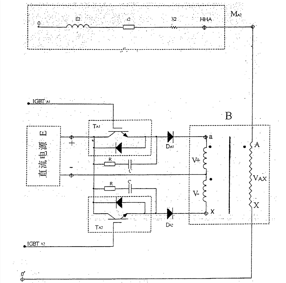 Dual alternating current chopper speed regulation of wound-rotor asynchronous motor