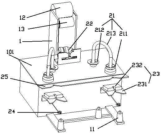 Wire structure of doubling machine
