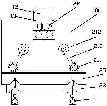 Wire structure of doubling machine