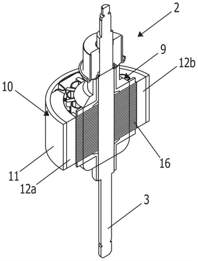 Centrifugal electric pump for suction of aeriform fluids